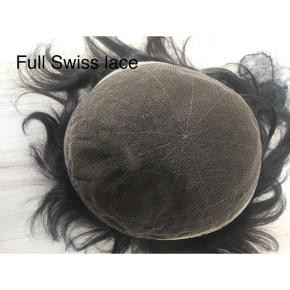 Hot sale in stock full lace  wave mens toupee wholesale