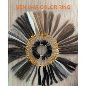 Men hair system color ring men color chat toupees color