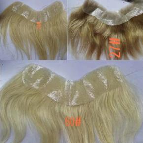 Bangs  frontal hairline pieces hairloss straight human hair  replacement  S038