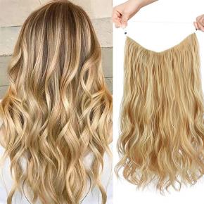 Flip in halo hair extensions virgin top quality  human hair extensions  Q106