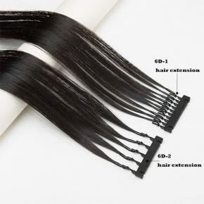 The first and second generation 6D machine  remy hair extension the best 6d hair  Q239