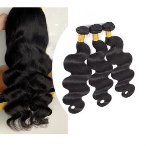  Wholesale cuticle body wave raw hair weave virgin hair bundles Q78