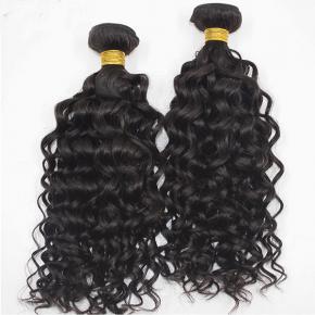 Raw water wave brazilian hair high quality bundles weave cuticle aligned Q81 