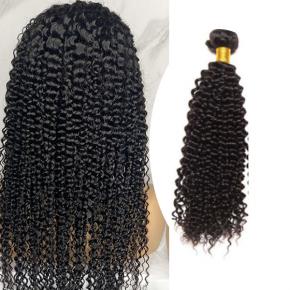 Raw virgin hair weave human hair natural black kinky curly bundles Q83