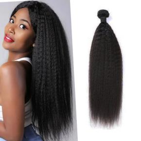  Kinky straight human  hair bundles wholesale human hair bulkQ85