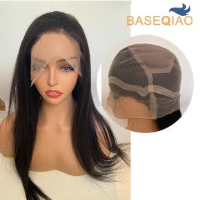  Full lace Wig  with Pu thin skin perimeter Natural Hairline   Virgin human hair   Q206 