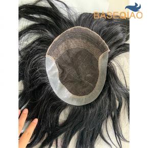    OCT Male hair prosthesis natural human hair system medium density  S222