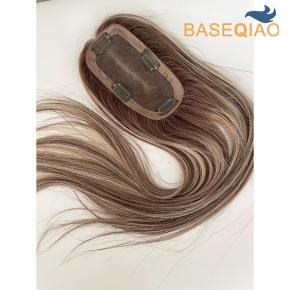 3x6 inch Full mono base human hair highlight colors  D349