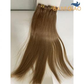 Injected pu hair extensions  100 human hair invisible injected silky straight double drawn  D393