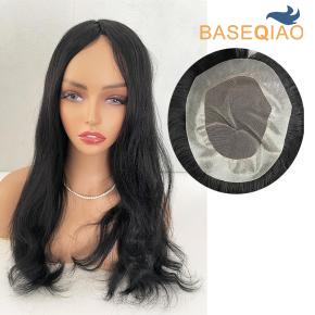  Australia Premier Heavy Density Human Hair Topper  Jet black hair 18inch D385