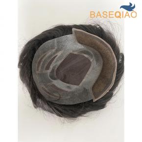 Wholesale ready to ship Durable mono top men hair replacement systems lace front for men D461