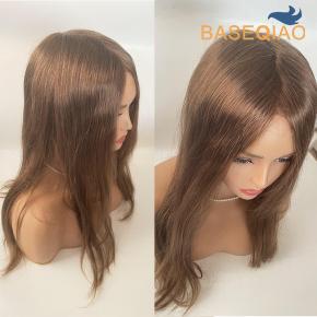 Mono base women hairpieces lace frontal with thin skin around 18inch    D478